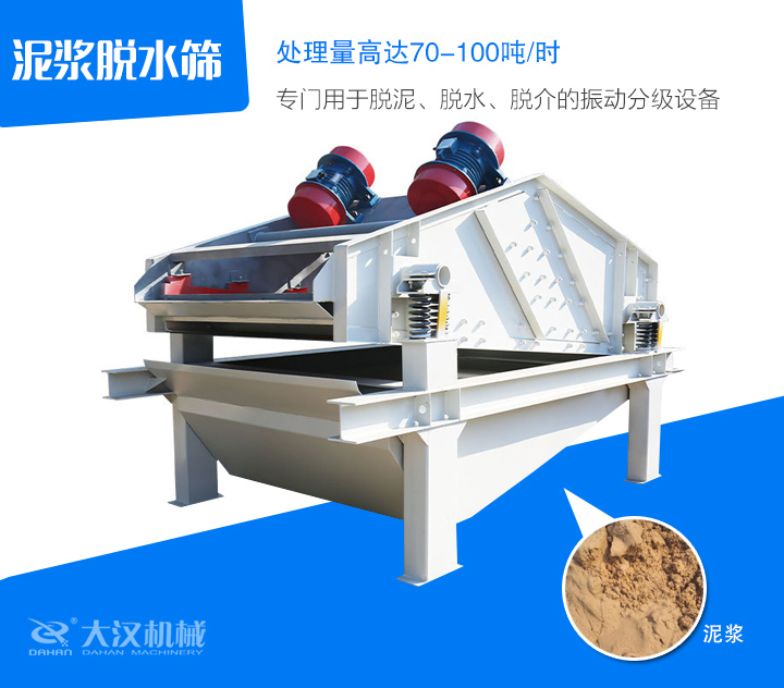 專門用于脫泥、脫水、脫介的振動分級設備