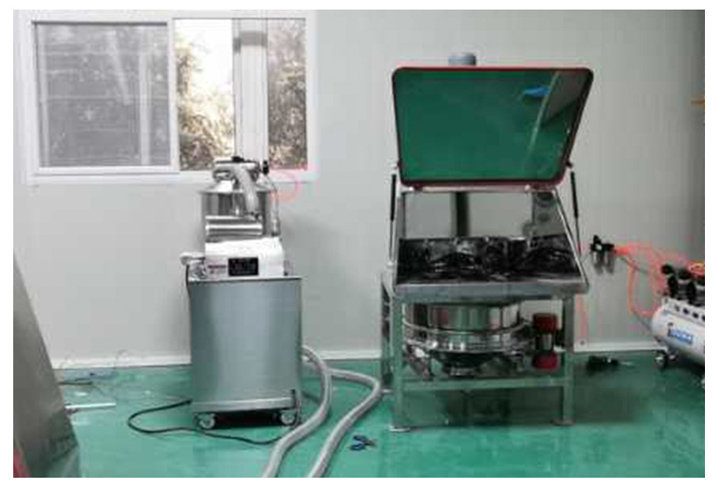 噴射式自清潔高密度濾芯，無(wú)需經(jīng)常更換，無(wú)粉塵污染